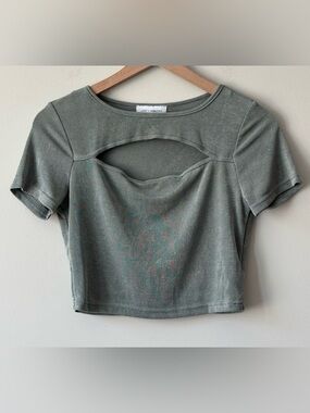 Lost + Wander Cutout Wild Sage Top